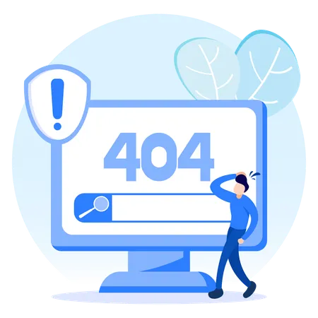 Error 404  Illustration