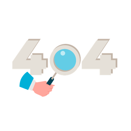 Error 404  Illustration