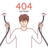 error 404 not found illustrations free