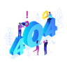 illustration for error 404 page