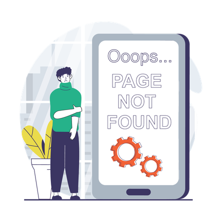 Error Page  Illustration