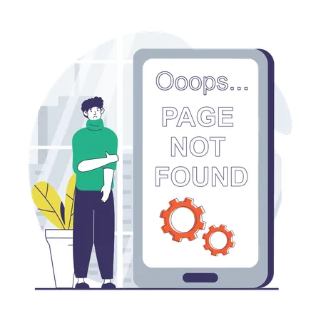 Error Page  Illustration