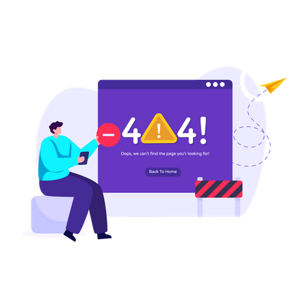 Error Page  Illustration