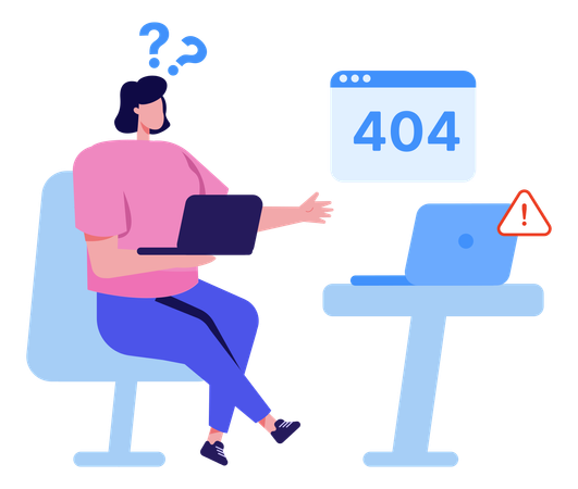 Error Page  Illustration