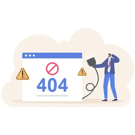 Errore 404  Illustration