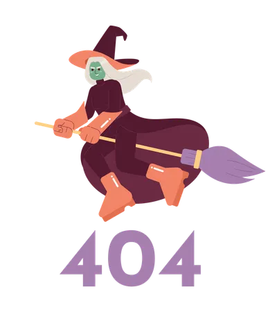 Errore di stregoneria 404  Illustration