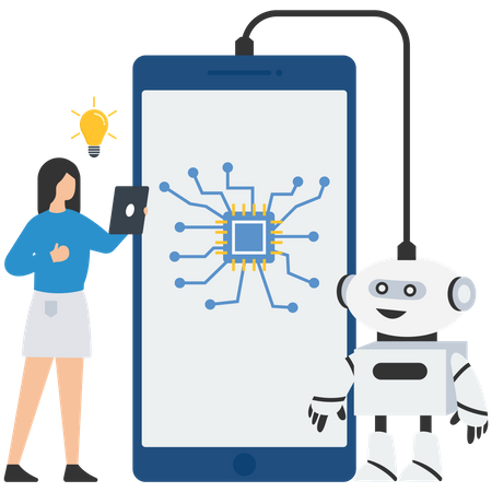 Erweiterte Intelligenz  Illustration