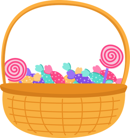 Esater Basket  Illustration