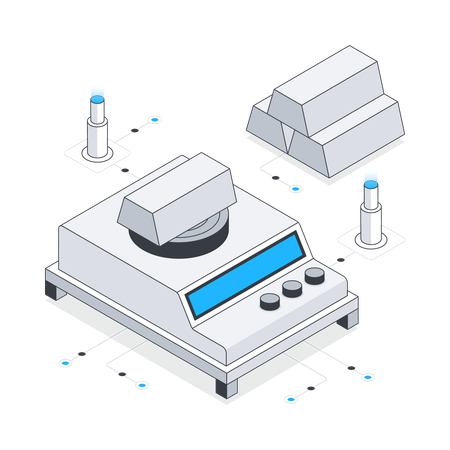 Escala de peso  Ilustración