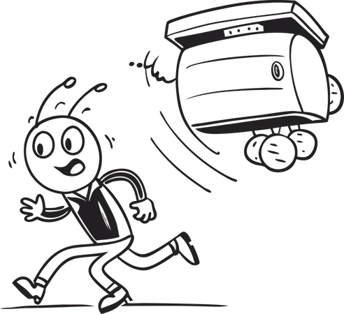 Escape  Illustration