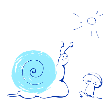 Escargot  Illustration