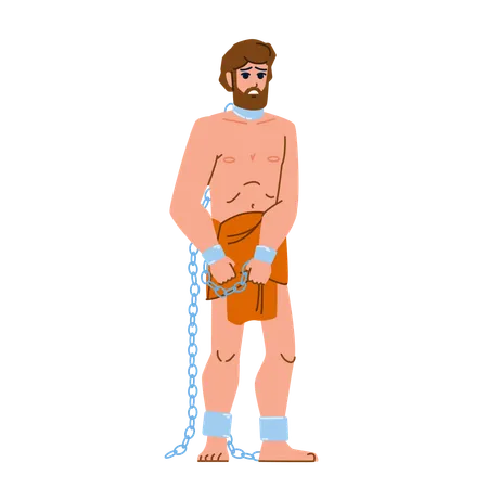 Homme esclave  Illustration