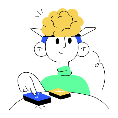 Escolha do aluno  Illustration