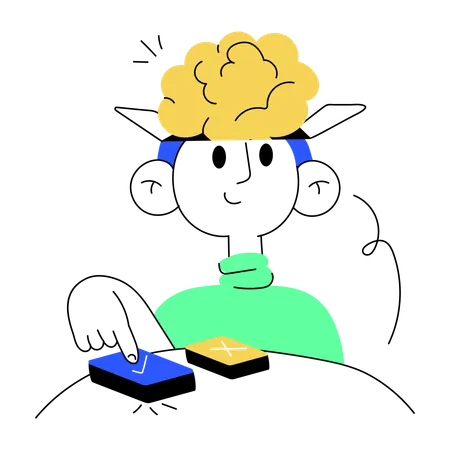 Escolha do aluno  Illustration