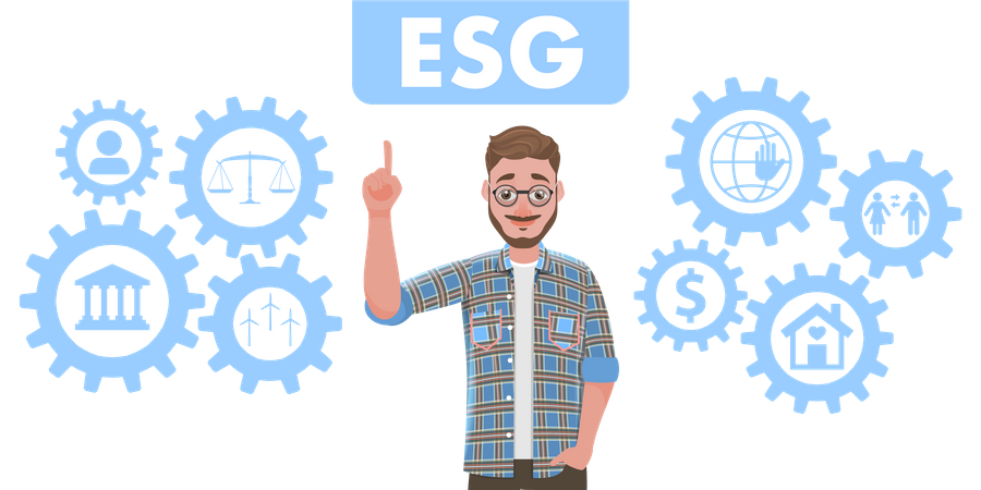 ESG Awareness Illustration