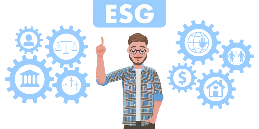 ESG-Bewusstsein  Illustration