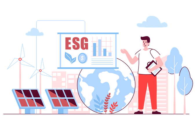 ESG governance  Illustration