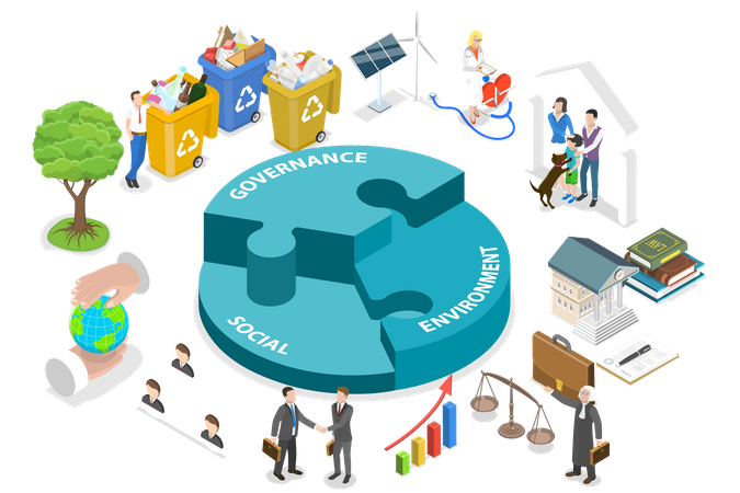 Esg Governance  Illustration