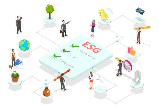 ESG  Illustration