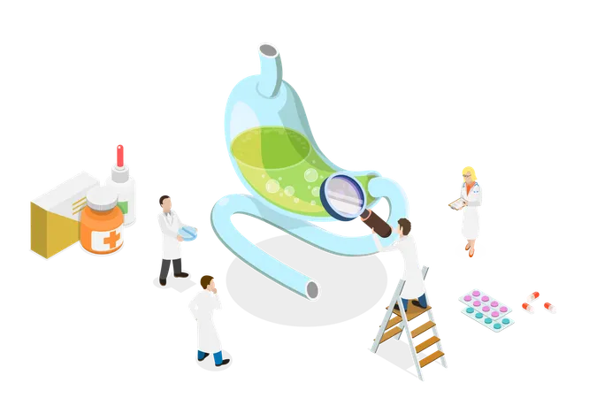 Esophageal Disorder  Illustration