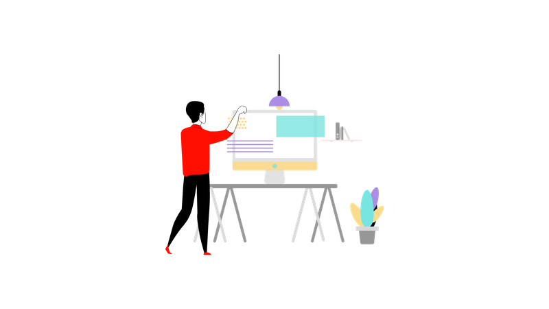 Espace de travail  Illustration