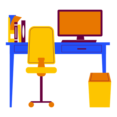 Espace de travail  Illustration