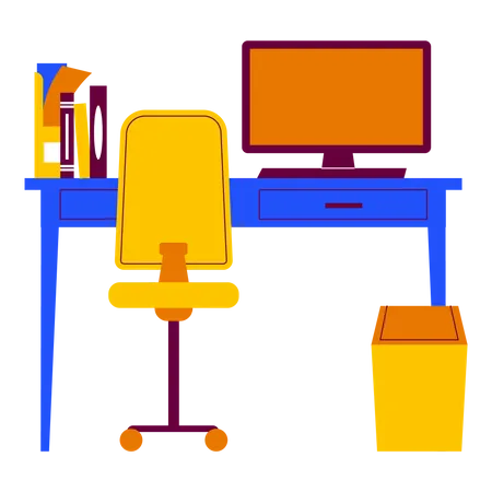 Espace de travail  Illustration