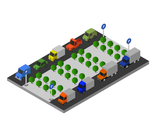 Estacionamiento  Ilustración