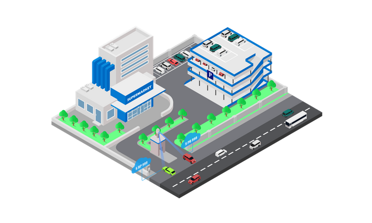 Estacionamiento  Ilustración