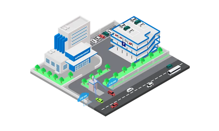 Estacionamiento  Ilustración