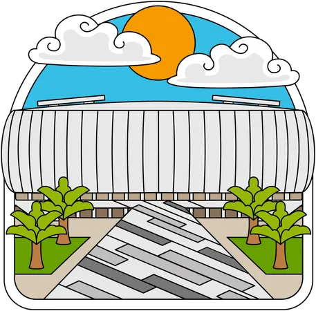 Estadio internacional de yakarta  Ilustración