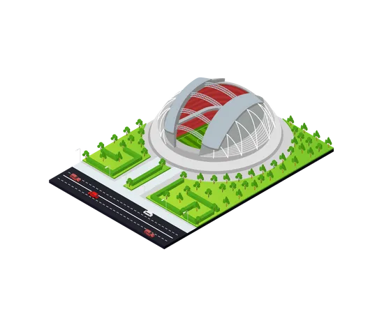 Estádio Nacional de Futebol de Singapura  Ilustração