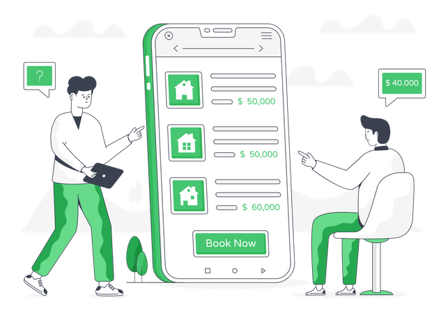 Estate App  Illustration