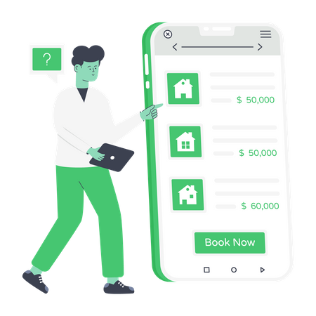 Estate App  Illustration