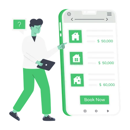 Estate App  Illustration