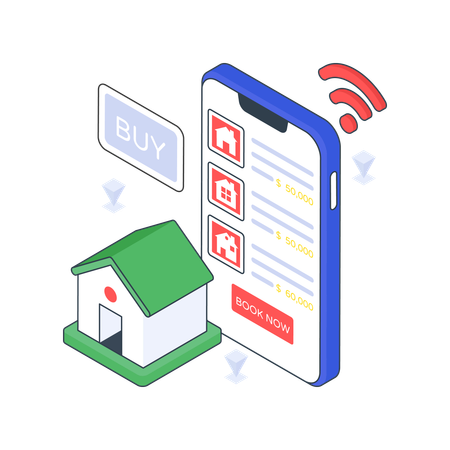 Estate App  Illustration
