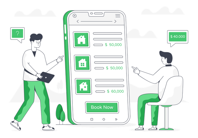 Estate App  Illustration