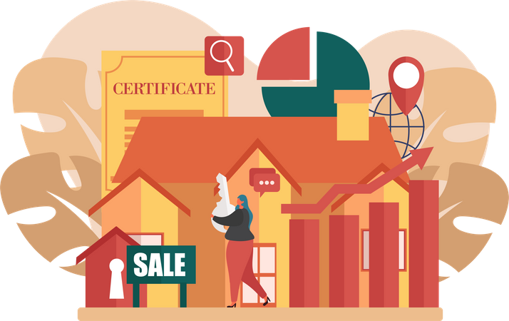 Estate Property  Illustration