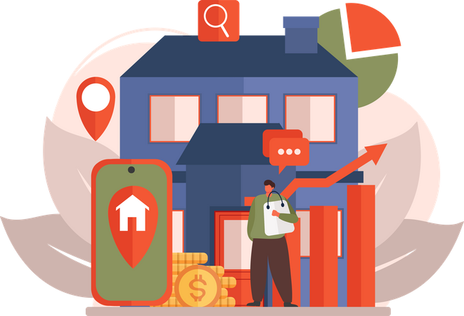 Estate Property  Illustration