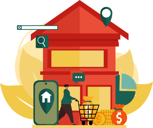 Estate Property  Illustration