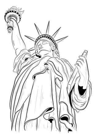 Estátua da Liberdade  Ilustração