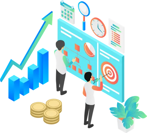 Estrategia de análisis de negocios  Ilustración