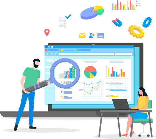 Estrategia de informe financiero  Ilustración