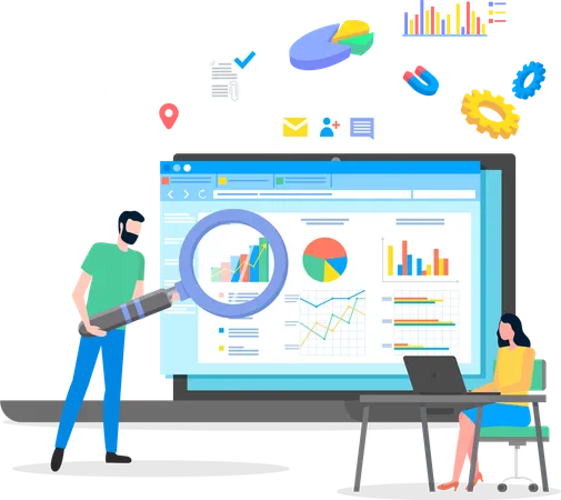 Estrategia de informe financiero  Ilustración