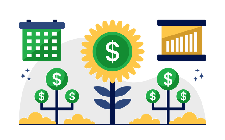 Estratégia de investimento  Ilustração