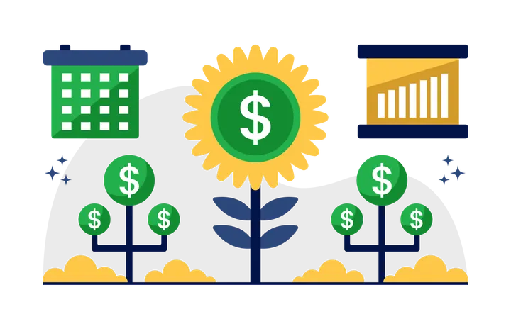 Estratégia de investimento  Ilustração