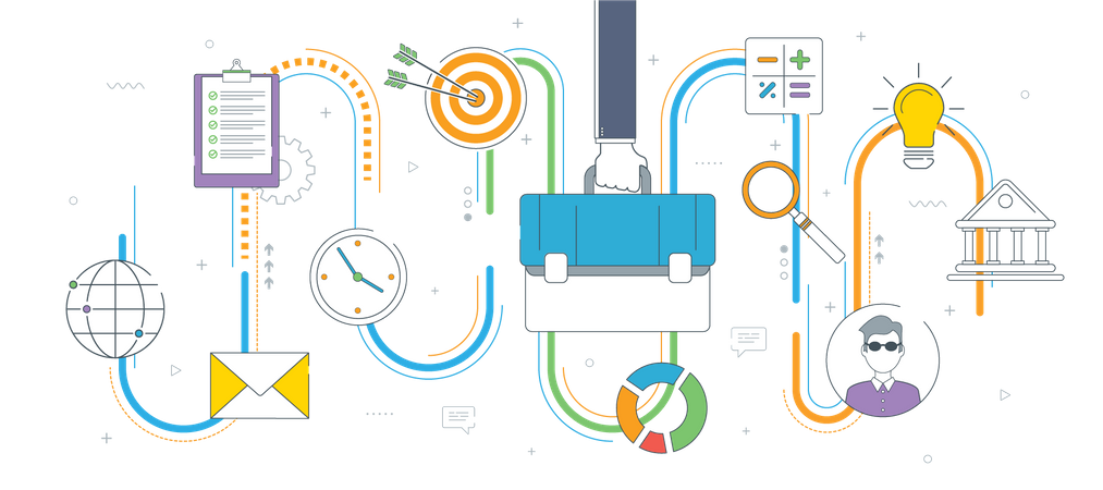 Estrategia de negocios  Ilustración