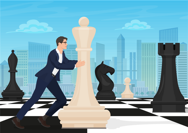 Estrategia de negocios  Ilustración