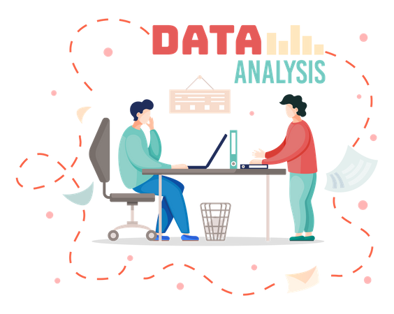 Estratégia de planejamento da equipe de negócios  Ilustração