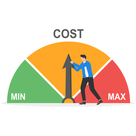 Estratégia de redução de custos  Ilustração